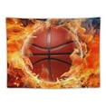 thumbnail image 5 of Shiartex  Football Tapestry for Boys Kids Basketball Wall Tapestry Sports Tapestries Wall Hanging,Rugby Soccer Tapestry Girls Teens Ball Game Wall Tapestry Sport Theme Room Decor 40x30inch, 5 of 6