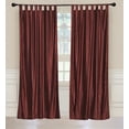 thumbnail image 2 of Blackout-Luxury Wine Thermal Velvet Tab Top Curtain Panels Drapes   matching tieback-60Wx63L-Piece, 2 of 2