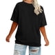 thumbnail image 4 of Tejiojio Women's Plus Size Round Neck Short Sleeve Solid Color T-Shirt for Spring Summer XL-5XL, 4 of 5
