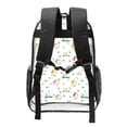 thumbnail image 2 of Kdxio Cartoon House Clear Backpack, Transparent Bookbag for School for Women Men, Capacity Clear Bag for College, Travel, 2 of 7