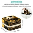 thumbnail image 5 of Sunflower Panda Travel-Portable Square Jewelry Organizer Storage Box - Rings, Earrings, Necklaces, and Bracelets Holder for Girls and Women, 5 of 6