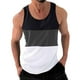thumbnail image 1 of Hombres Casual Moda Patchwork Suéter Cuello Redondo Tanque Deportivo, 1 of 6