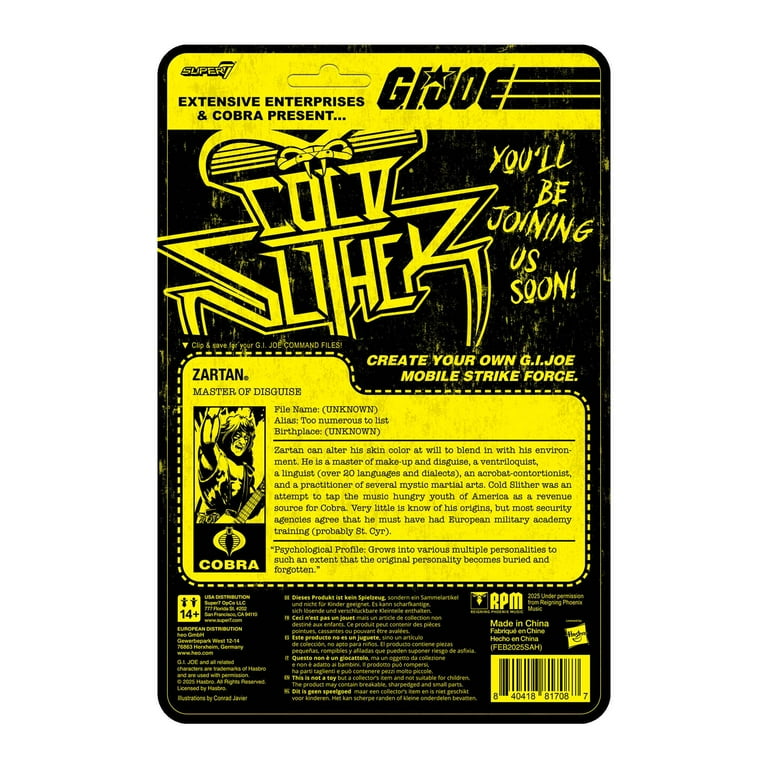 G.I. Joe ReAction+ - Cold Slither (45 Adaptor Box Set) - Walmart.com