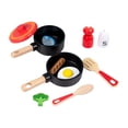 thumbnail image 4 of 11x accesorios de cocina simulados Montessori juguetes educativos utensilios de cocina juego de ollas y sartenes para niños niñas niños regalos de, 4 of 9