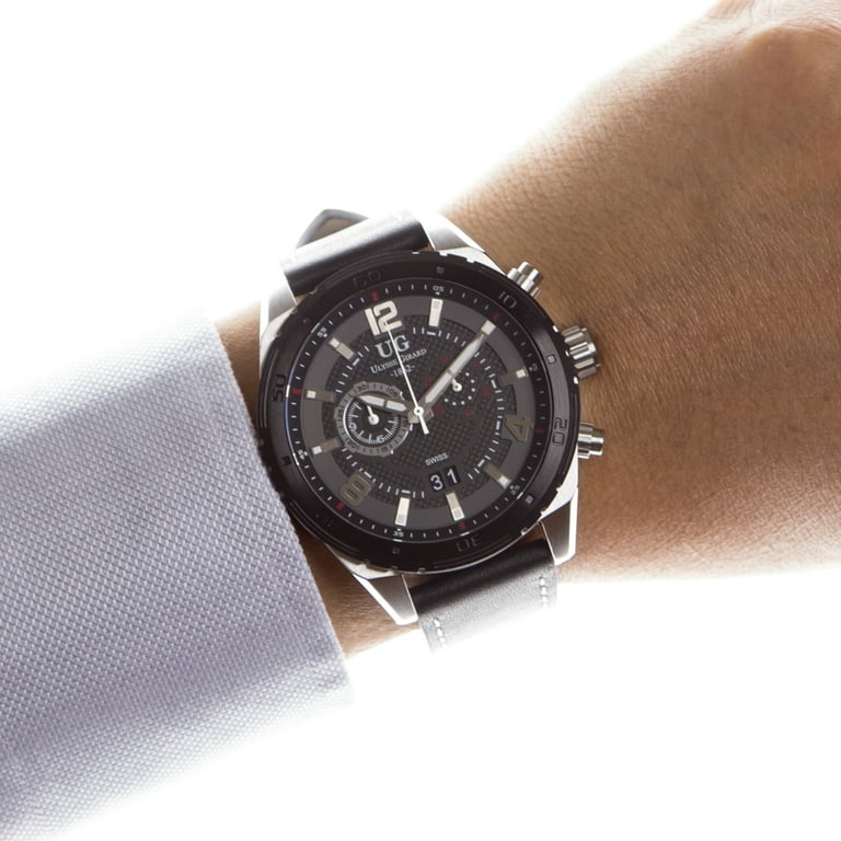 Ulysse girard bombardier men's chronograph watch sale