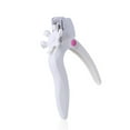 thumbnail image 1 of Soidarity Cortaúñas postizas Mango de plástico DIY Recortadora de manicura acrílica falsa Tijeras de viaje de salón para principiantes profesionales Juegos de manicura Blanco Soidarity CE013962-01B, 1 of 6