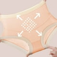 thumbnail image 6 of Maternity Belly Support Underwear Womens Plus Size High Waist Cotton Ribbed Panties Mom Stretchy Full Briefs XL, 6 of 7