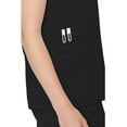 thumbnail image 4 of Med Couture Women's Scrub Top, Raglan Sleeves for Modern Fit, 6 Pockets 2-Way Stretch, Durable & Breathable Fabric - MC7425, 4 of 7