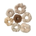thumbnail image 1 of Minnieouse 7x Lazos para el cabello para mujeres Scrunchies Cola de caballo Titular para niñas Boda beige Prendas para la parte del cuerpo beige, 1 of 1