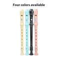 thumbnail image 4 of Beginner 8-Hole Soprano Recorder Instrument High Pitched C-Tone Flute Soprano Recorder Clarinet with Cleaning Stick ABS Resin for Beginners Professionals G Fingering C Key Recorder, 4 of 5