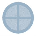 thumbnail image 6 of WestinTrends Playa 31.5" Round Plastic Outdoor Patio Dining Table for 4, French Blue, 6 of 14