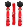 thumbnail image 1 of Ford 1955-1956 Standard 3 Point Red Retractable Bench Seat Belt Kit - 3 Belts, 1 of 1