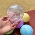 thumbnail image 2 of braveheart Twisted Clear-colored Balls Long-lasting And Sturdy Jars For DIY Projects Empty Clear-Colored Round Unbreakable Twisted Round Balls Empty Coloured Small colorful 32mm, 2 of 6