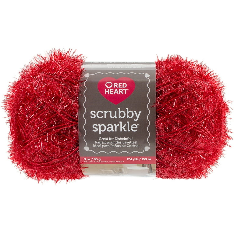 Red Heart Scrubby Yarn- Royal - 073650002076