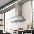thumbnail image 6 of ZLINE 48 in. Professional Wall Mount Range Hood in Stainless Steel with Built-in CrownSound Bluetooth Speakers (697CRN-BT-48), 6 of 26