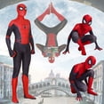 thumbnail image 4 of marvel spider-man cosplay Disfraz de niños adultos disfraz de halloween spiderman zentai Jumpsuitpangjing, 4 of 4