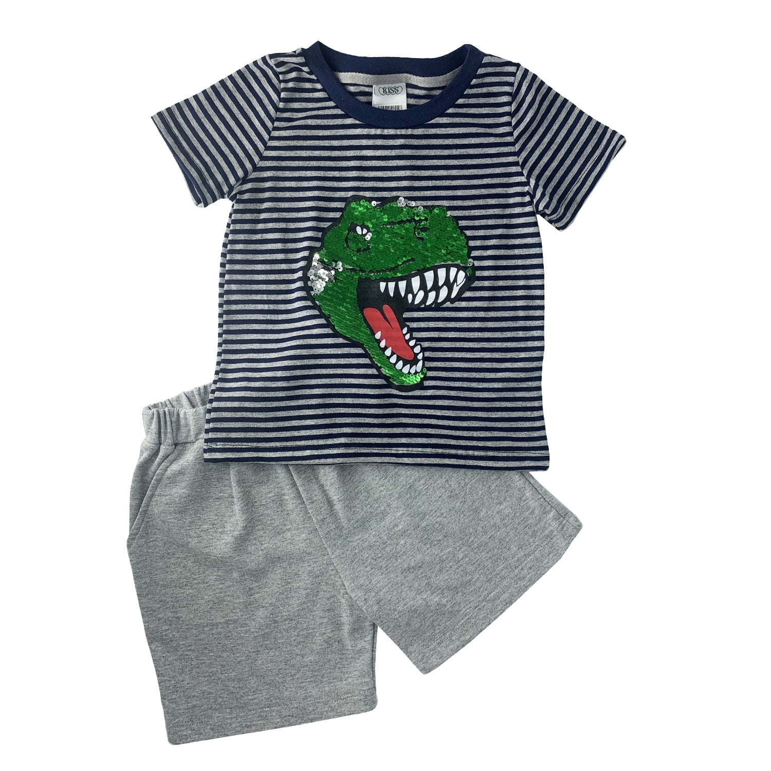 Kit Conjuntos Playera con AplicaciÃ³n y Shorts para NiÃ±o Talla