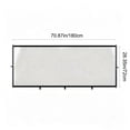 thumbnail image 3 of Pet Fence, No Drilling Home Barrier, Pet Gate for Doorway, Staircase, Entrance, Dog and Cat Containment, Black Nylon with Bottom Hooks, 3 of 6
