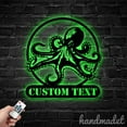 thumbnail image 5 of Handmadetneonsign Octopus Metal Wall Art Light, Wild Life Metal Sign Wall Decor, Octopus Metal Decor, 5 of 5