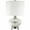 Ivory/White/Nickel(Lintangan), variant on Lintangan 25" H x 16" W x 16" D Table Lamp