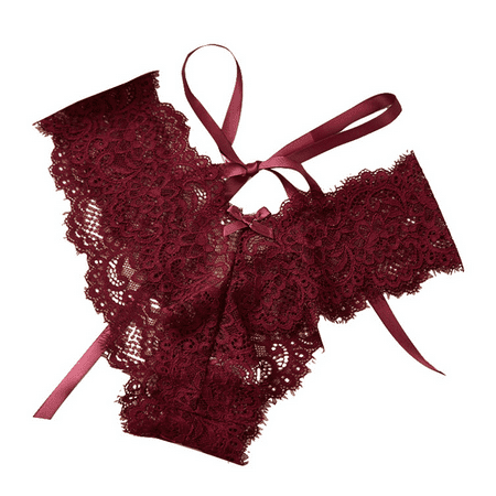 Fulorrnie Underwear for Women Plus Size Breathable Thong Comfort Sexy Panties V Strings G String Low Cut Panty RD1 