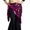 Magenta, variant on Sequin Beaded Tribal Belly Dance Triangle Hip Scarf Fringe Skirt Wrap Belt Scarves