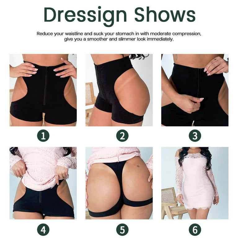 Women Seamless Butt Lifter Body Shaper Tummy Control Lift Girdle Panties  Boyshorts Shapewear Underwear Boy Short Briefs 