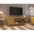 thumbnail image 2 of Manhattan Comfort Baxter Mid-Century- Modern 53.54" TV Stand with Wine Rack in Cinnamon, 2 of 3
