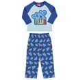 thumbnail image 5 of Nickelodeon Toddler Boys' Blue's Clues Sleep Raglan Shirt Pant Pajama Set, 5 of 7