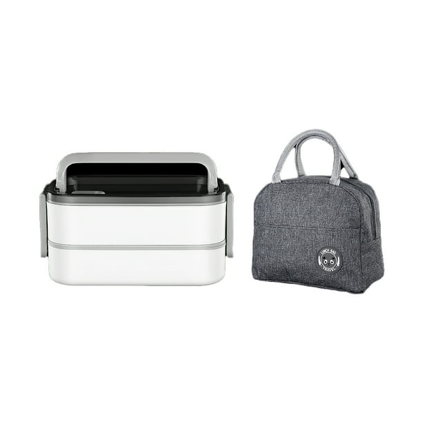 Fiambrera Térmica, Contenedor De Almuerzo Aislado De 3 Capas, Caja Bento Térmica A Prueba De Fugas, Calentador De Comida Desmontable Con Asa, Todas Las Piezas Vogacara HA026322-02
