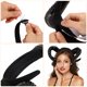 thumbnail image 2 of Diadema de cuernos de diablo para Halloween, diadema gótica de cuerno de antílope, diadema para disfraz de cosplay, tocado de cuernos para niños y adultos, 2 of 6
