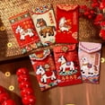 thumbnail image 4 of Event Decorations,In 2026 A New Three Hand Painted Horse Red Envelope With A Flat Embroidery Style For The Year Of, 4 of 9