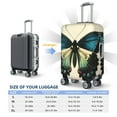 thumbnail image 4 of Kdxio Blue Black Butterfly Art Pattern Luggage Cover for Travel,Elastic and Durable,Fits 18-32 Inch,Anti-Scratch Suitcase Protector-No luggage included, 4 of 5