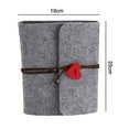 thumbnail image 5 of Felt Diy Photo Album, Felt Cover Photo Scrapbook Memory Book Hand Made DIY Albums with 30 Sheets, 5 of 5