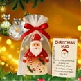 thumbnail image 4 of Little Pocket Christmas Hug (with Heartwarming Card and Organza Bag), New Mini Christmas Hug Cards, Resin Pocket Comfort Santa Claus Hug, Emotional Support Pockets Gift, for Family, Friends, 4 of 8