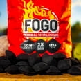 thumbnail image 5 of FOGO All Natural Coconut Charcoal Briquettes 15.4 lb, 5 of 8