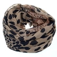thumbnail image 2 of Châle Long Doux pour Femmes Foulard en Chiffon Léopard Automne U7V1, 2 of 6