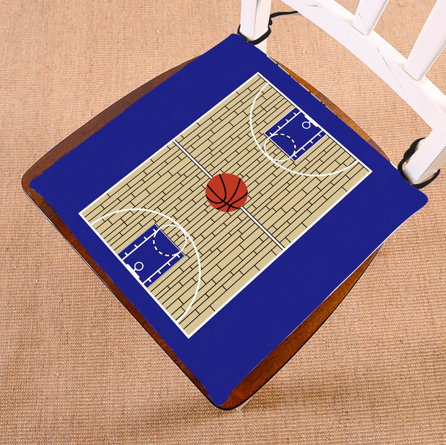 GCKG Basketball Ground Chair Cushion,Basketball Ground Chair Pad Seat