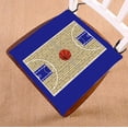 thumbnail image 1 of Cojín para silla de suelo de baloncesto ABPHQTO cojín de asiento con memoria transpirable lazos 50x50 cm, 1 of 2