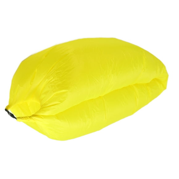 Pool Float Lounge, Floating Lounger Chair Foldable Yellow Waterproof Fabric For Hiking For Camping For Parks For Beach