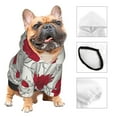 thumbnail image 3 of Balery Leaves And Anemone Sudadera con Capucha para Perros Pequeños – Ropa para Mascotas, Disfraz para Perros y Gatos, Ideal para Fiestas y Cosplay-XX-Large, 3 of 7