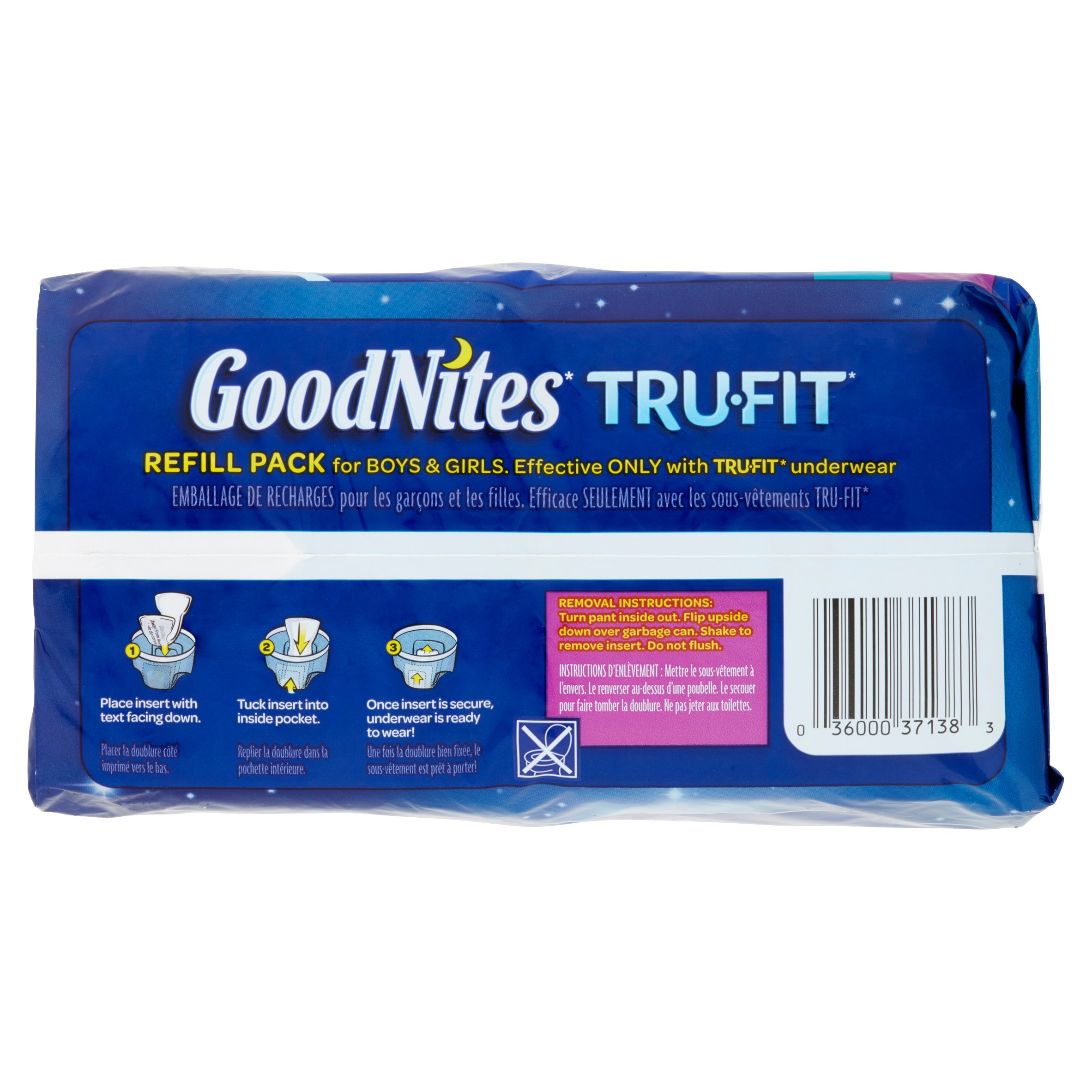 GoodNites TruFit Disposable Absorbent Inserts for Boys & Girls Refill Pack - image 4 of 8