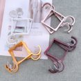 thumbnail image 4 of 2PCS Curtain Rod Aluminium Alloy Thick Double Hook Mounting Bracket(Rose Gold), 4 of 8