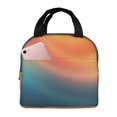 thumbnail image 1 of Disketp yellow orange and teal Bolsa Térmica para Almuerzo para Hombre y Mujer, Ideal para Trabajo, Senderismo y Picnic, 1 of 8