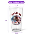 thumbnail image 5 of English Springer Spaniel Patriotic Welcome for 4Th of July Independence Day 16oz Pint Beer Glass Mug Springers Dog Lover Gifts Beer Glasses Cup - 00010, 5 of 5