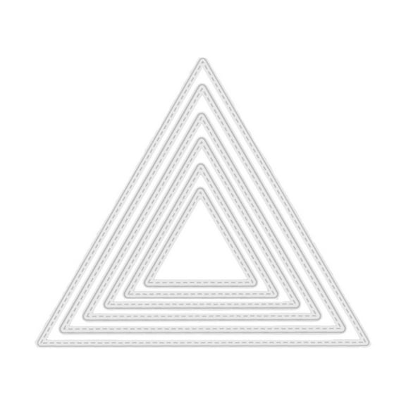 Trianguler Metal Die Cuts Cutting Dies Cut Stencils for DIY Embossing Paper