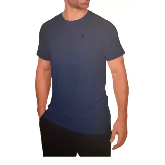 Spyder Mens Active Short Sleeve Tee T-Shirt (Blue, X-Large)