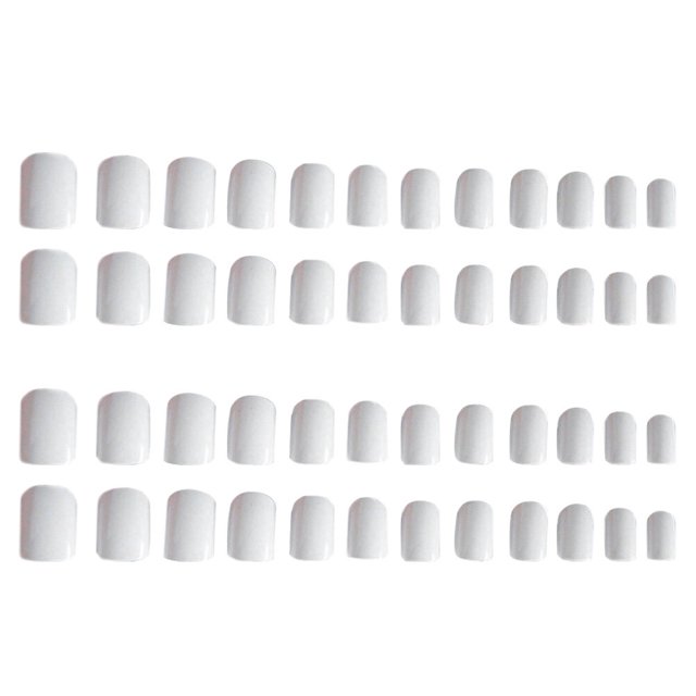 2 Boxes White Fake Nail Tips Lovely Wearable False Nails Nail Art