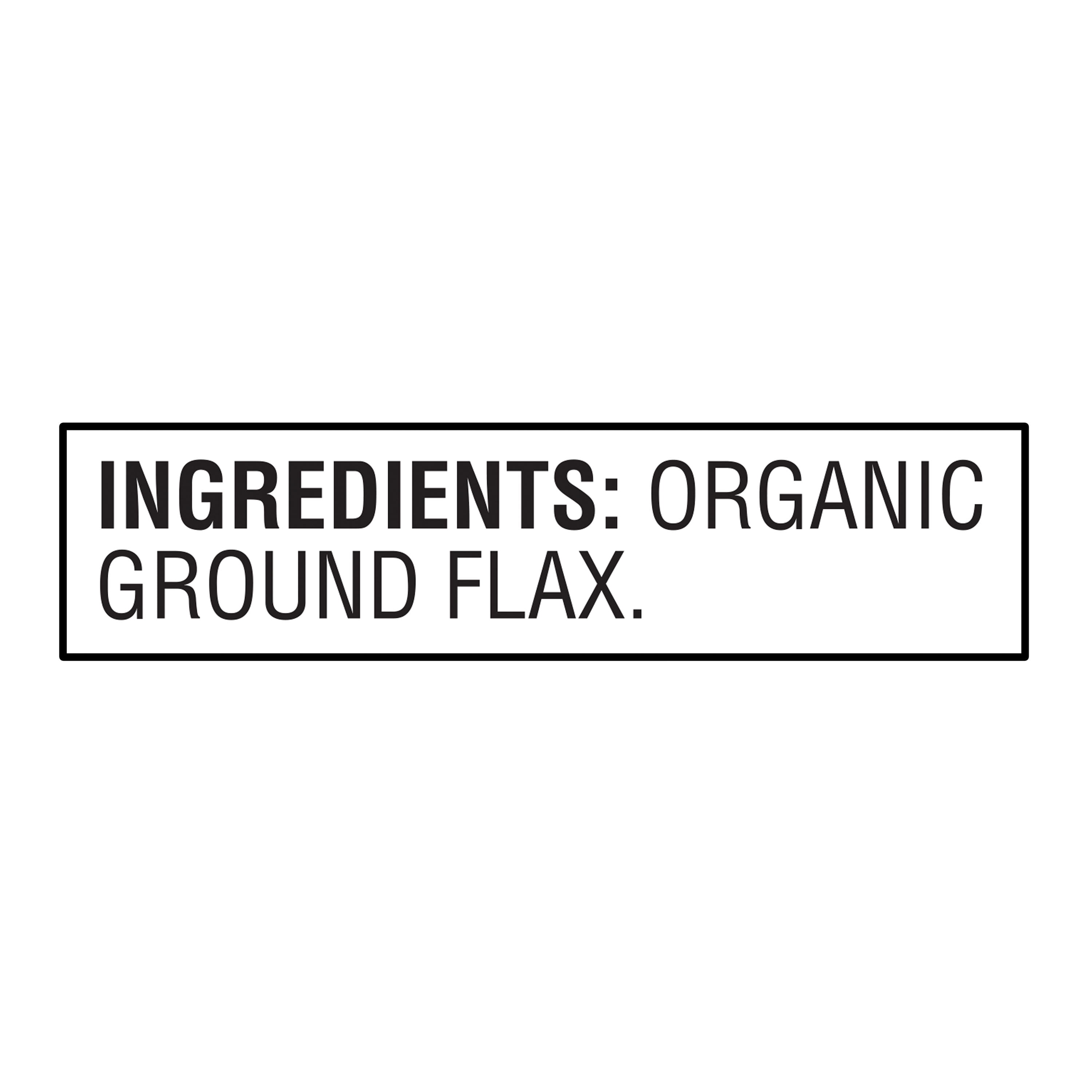 Great Value Organic Ground Cold Milled Flax Seed, 16 oz