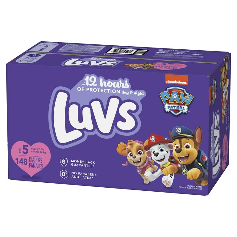 luvs Luvs, Size 5, Pro Level Leak Protection, Disposable Diapers, 148